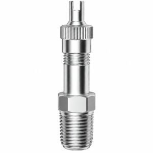 Válvula para Tanque de Pressão 33,30 m/m X Rosca 1/8" X 27 NPT Niquelada